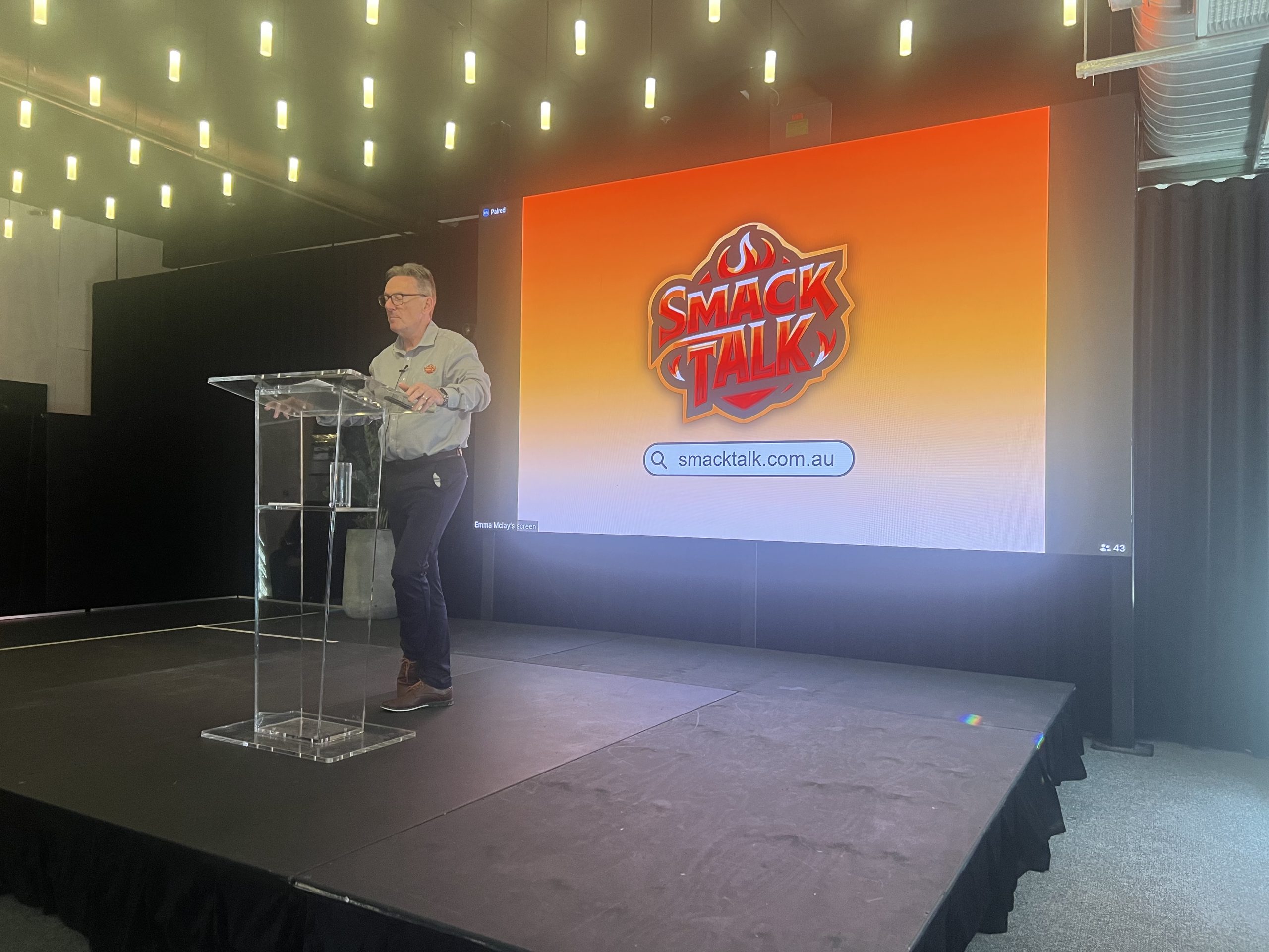SmackTalk educational workshop in progress