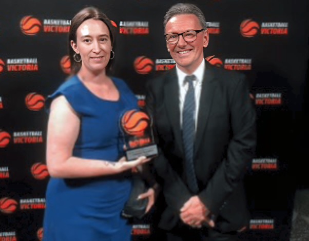 Wayne Holdsworth at a Basketball Victoria awards event