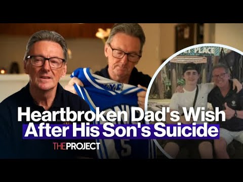 Heartbroken Dad television interview